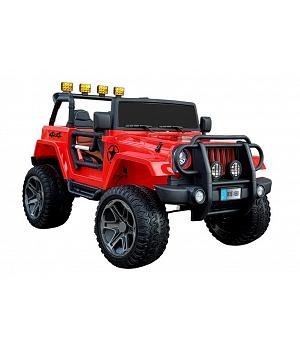 Coche eléctrico infantil Jeep WXE-1688, 4x4,4WD, color rojo 12v - LE7453